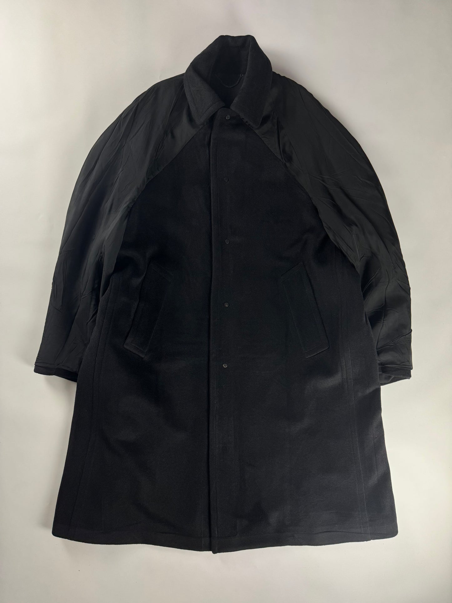 Balenciaga Wool Paneled Inside Out Carcoat SS 2022 - L