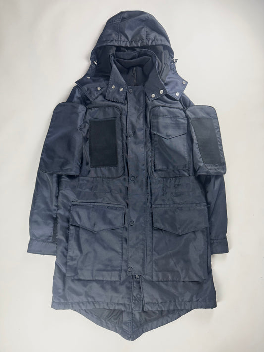 Louis Vuitton Sample Night Blue Multi Pocket Utility Cargo Parka FW 2016 - M