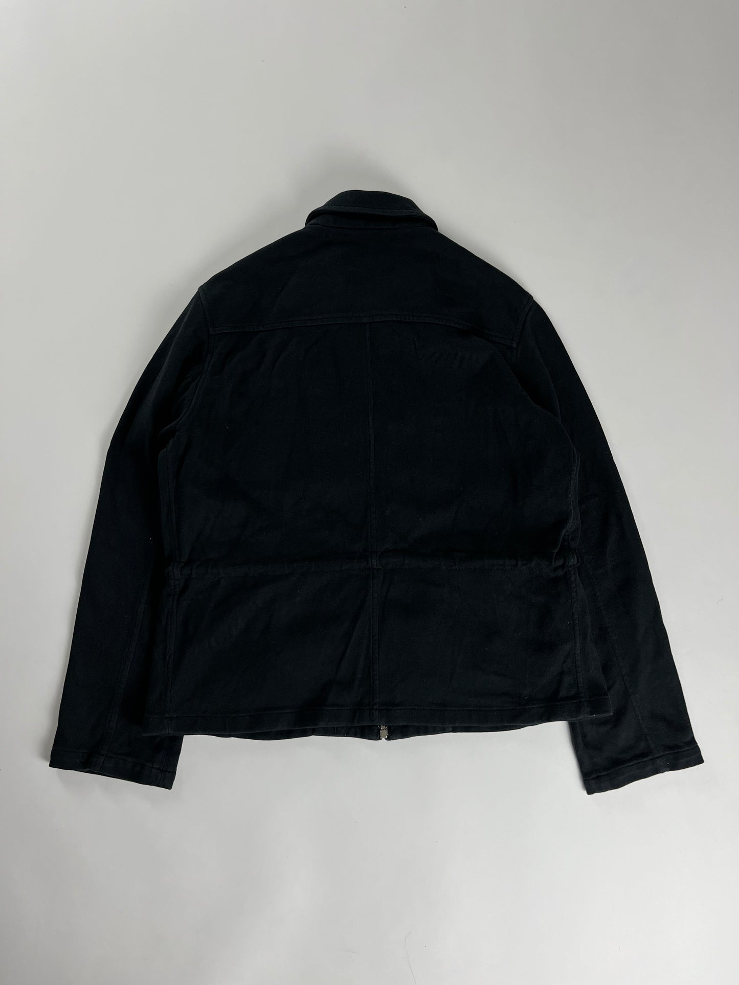 Prada Black Waist Drawstring Jacket FW 1997 - XS