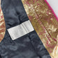 Dior Homme Sample Oro Fluxia Gold Crinkled Metallic Fuchsia Zip Trim Leather Sleeveless Jacket SS 2009 - M