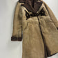 Prada Shearling Embroidered Frog Closure Sheepskin Collar Coat FW 2005 - S