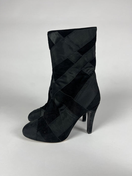 Chanel Cosmopolite Consulter CC Boots Black FW 2017 - 38,5 EU