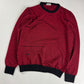 Christian Dior Red Black Marinière Stripe Wool Elasticated Waist Knit Crewneck Sweater SS 2017 - M