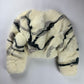 Balenciaga Alexander Wang Marble Effect Fox Fur Crop Jacket FW 2013 - XS