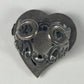 Jean Paul Gaultier Love & Death Adjustable Heart Ring 1990s - OS