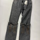 Y/Project Mini Cowboy Cuff Grey Denim Pants SS 2023 - 33 US
