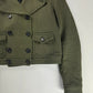 Prada Raccoon Fur Collar Old Army Crop Jacket SS 2006 - M