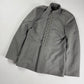 Louis Vuitton Sample Grey Wool Napoleonic Military Stand Collar Epaulettes Officer Jacket FW 2019 - M
