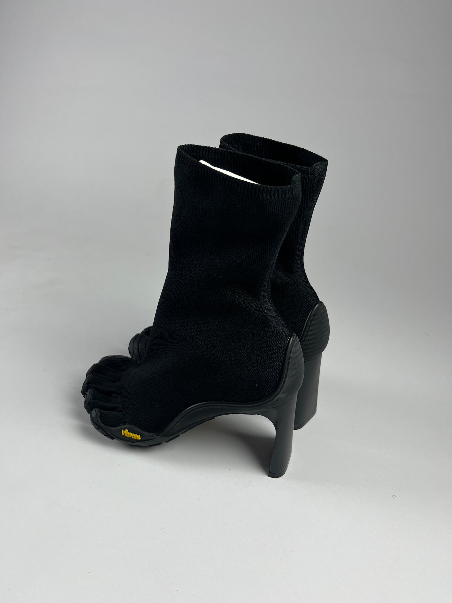 Balenciaga Vibram Black Heeled FiveFingers Toe Boots FW 2020 - 37 EU