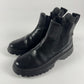 Prada Black Leather Chelsea Combat Mid Boots FW 2003 - 40 EU