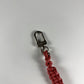 Louis Vuitton Kim Jones Braided Leather Key Holder Strap Pink Rose Silver Hardware 2010s - OS