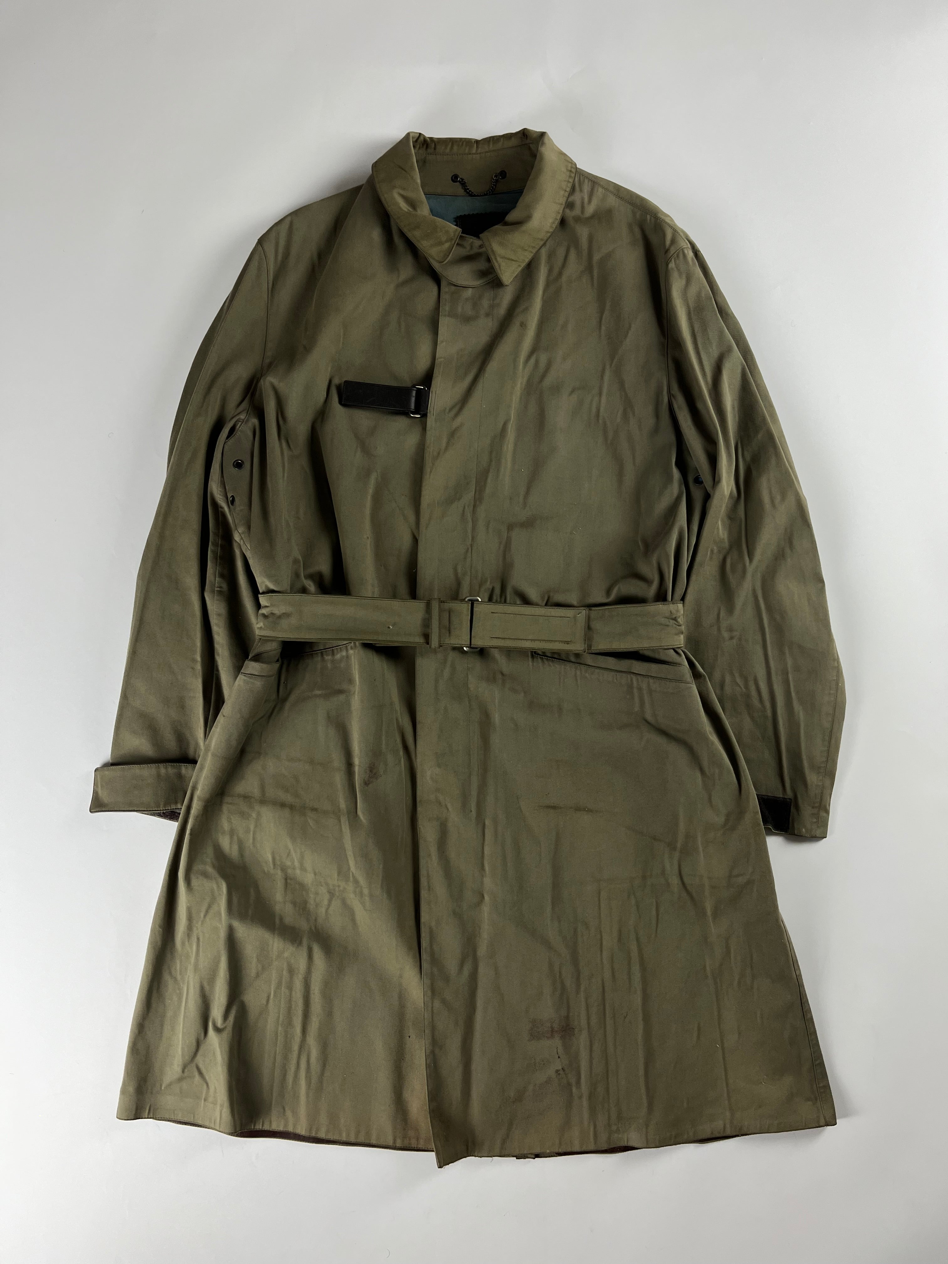 Prada Belted Nylon Strapped Coat FW 1999 - L – WEDEMPIECES