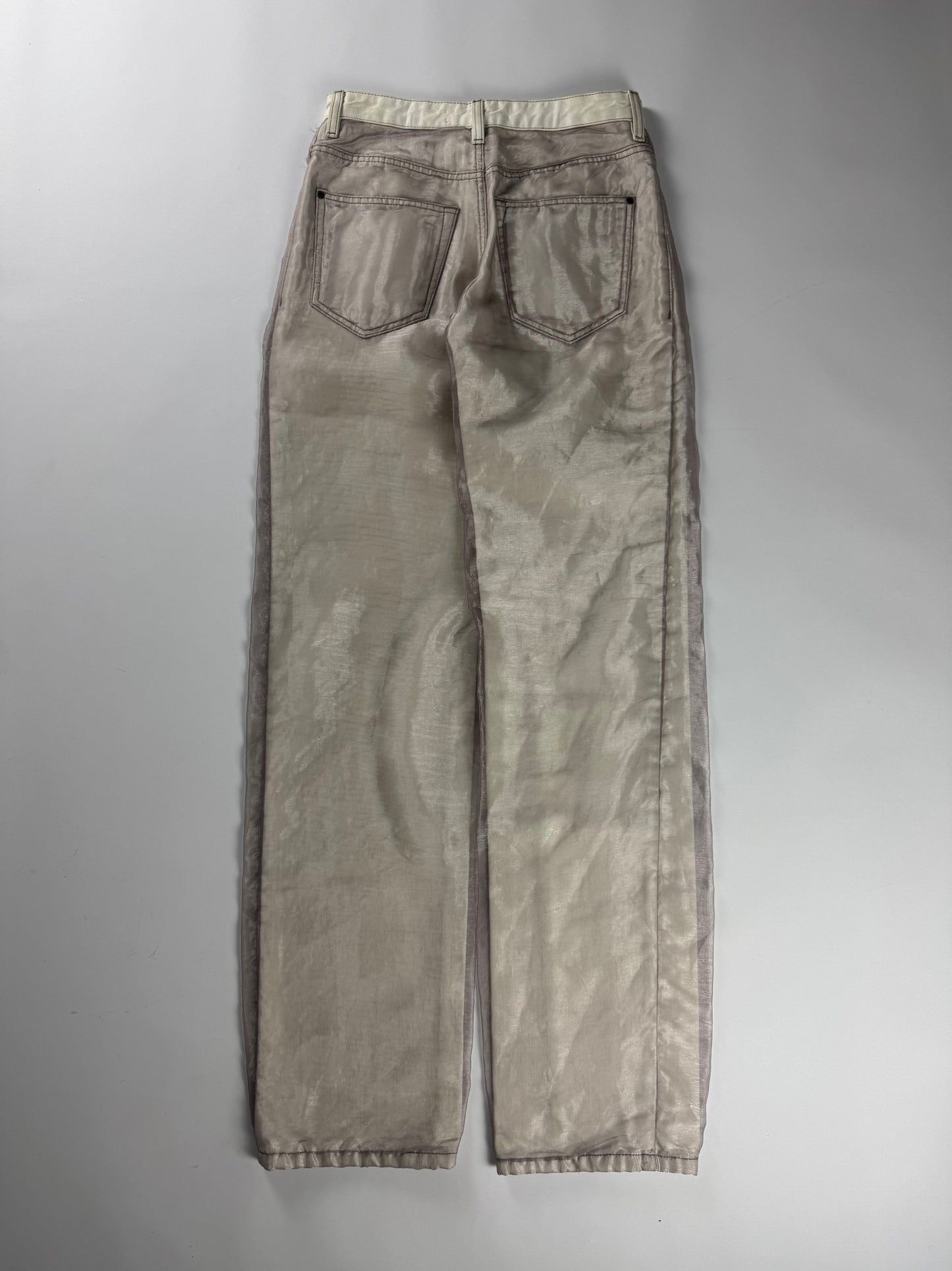 Y/Project Sample Illusion Translucent Organza Pants FW 2018 - S