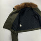 Prada Raccoon Fur Collar Old Army Crop Jacket SS 2006 - M