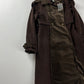 Yves Saint Laurent Sample Double Breasted Velvet Trimmed Military Coat FW 2005 - S
