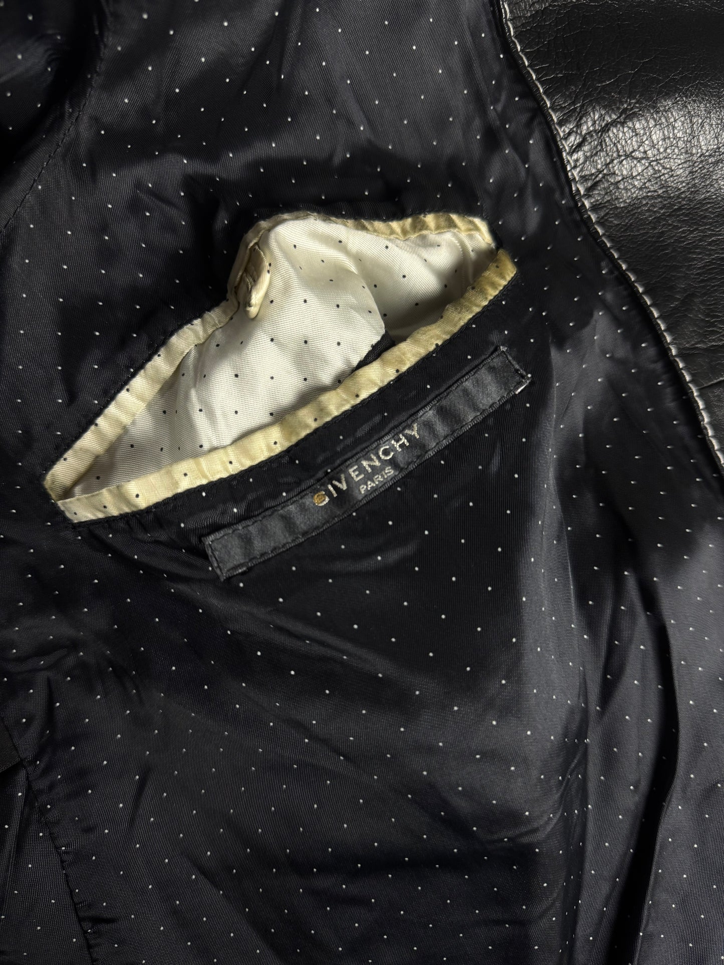 Givenchy Silent Black Leather Perfecto Jacket SS 2005 - M