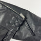Louis Vuitton V Logo Patch Leather Drawstring Hood Jacket SS 2015 - M