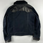 Prada Denim Leather Sheep Fur  Trucker Jacket FW 2006 - L