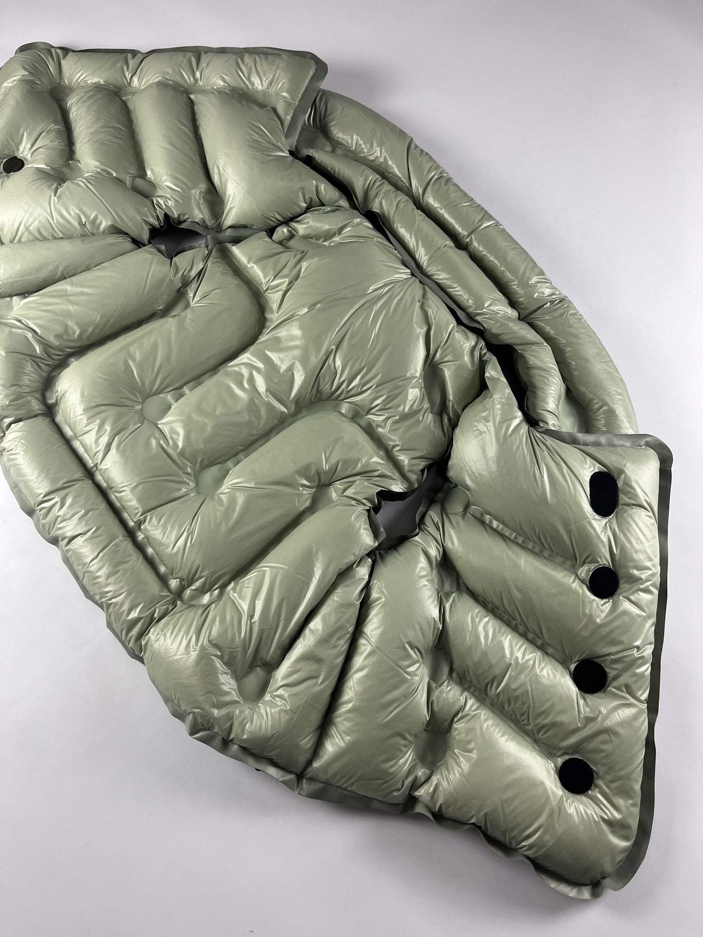 Moncler Genius x Dingyun Zhang Green Reversible Down Zadena Vest - S