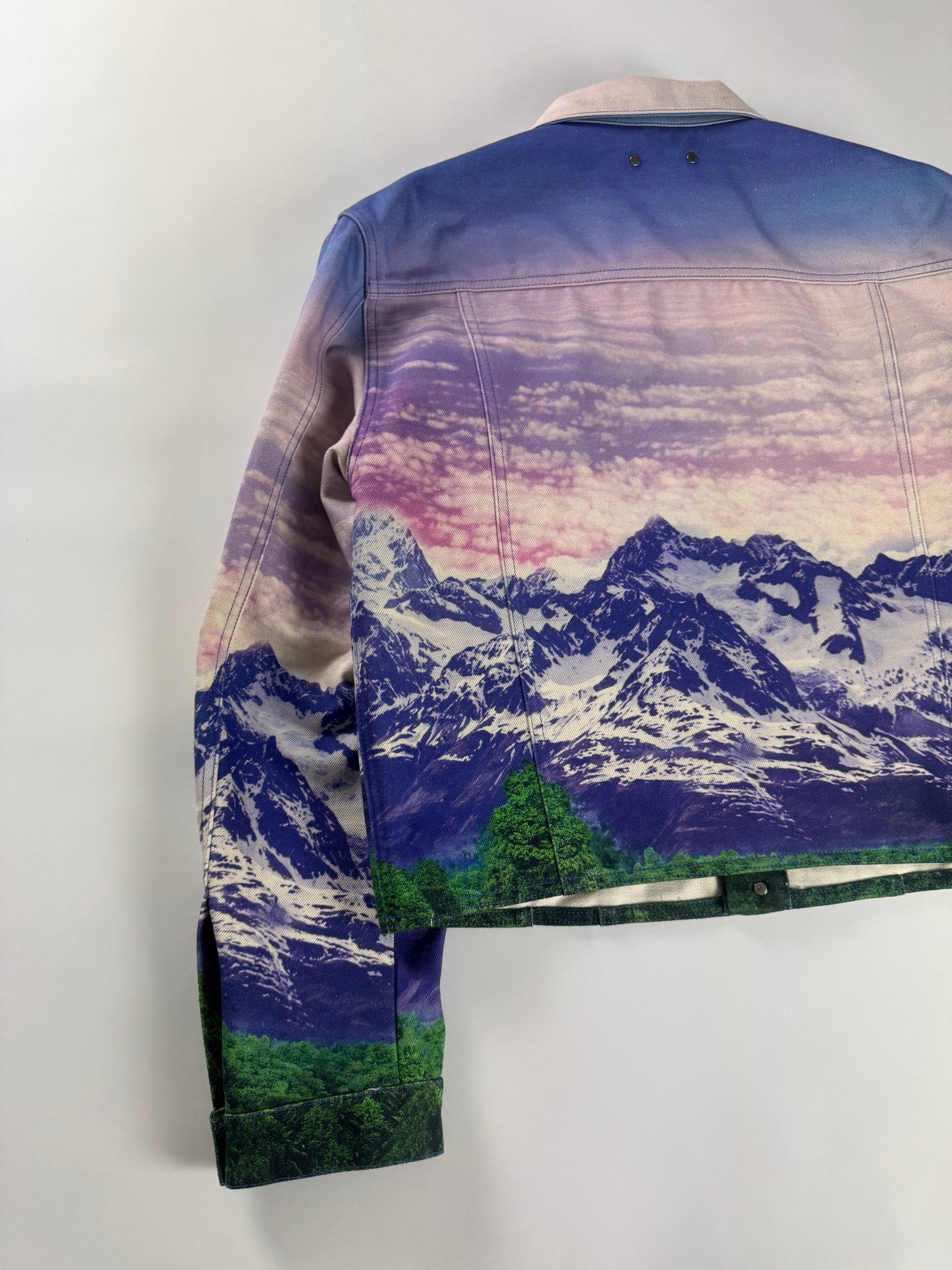 Louis Vuitton Virgil Abloh Landscape Denim Trucker Jacket SS 2022 - L