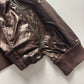 Yves Saint Laurent Rive Gauche Brown Nylon Bomber Jacket FW 2003 - M