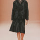 Prada Night Navy Astrakhan Fur Tailored Jacket FW 2000 - S