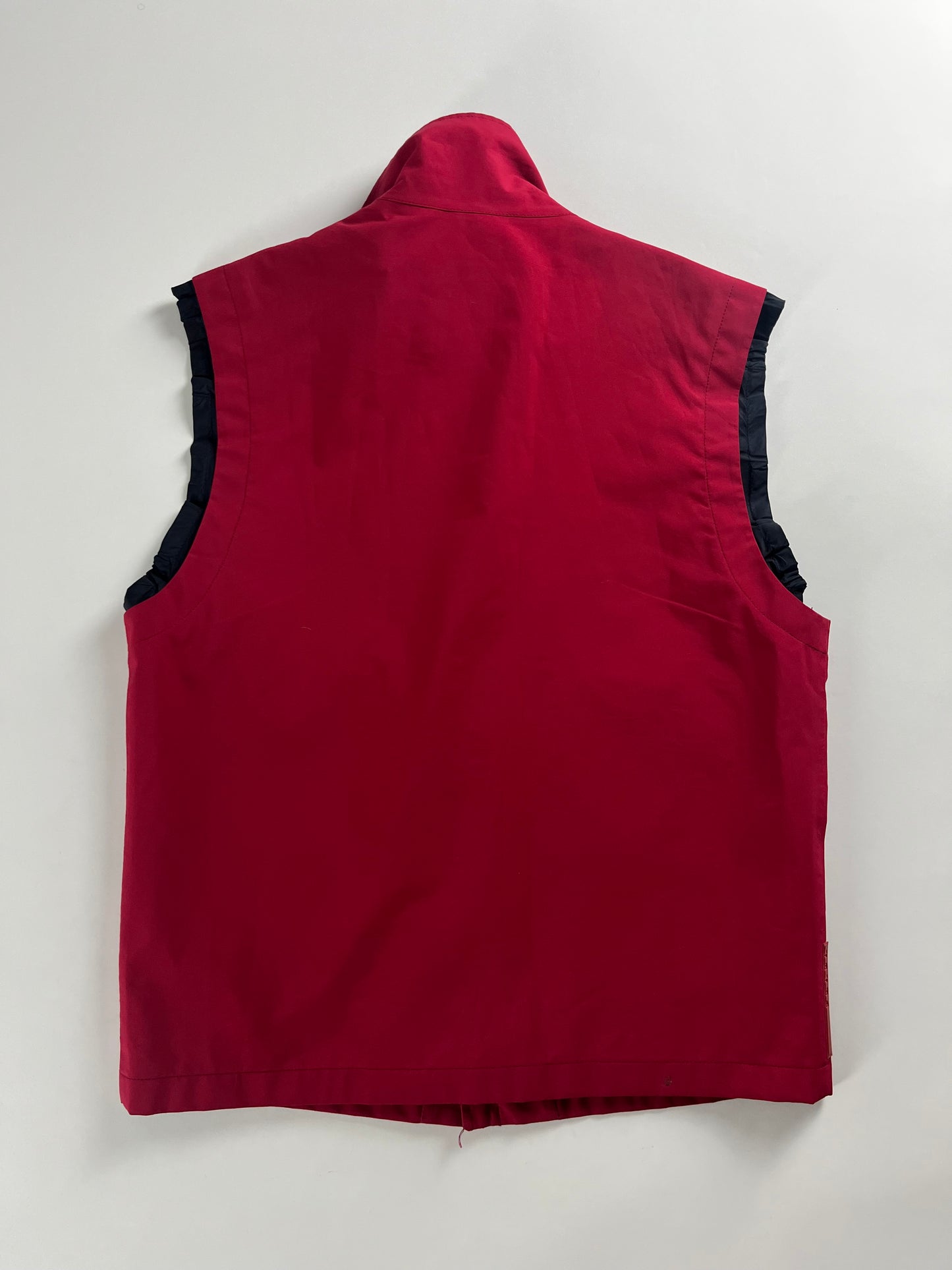 Prada Linea Rossa Red Nylon Vest SS 2000 - M