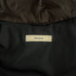 Prada Brown Nylon Double Zip Long Hooded Jacket 2000s - S