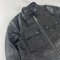 Prada Leather Paneled Shoulder Zipper Jacket 2000s - XS