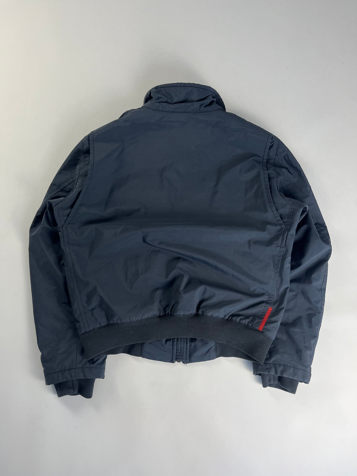 Prada Linea Rossa Blue Officer Bomber jacket FW 2007 - XL