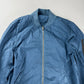 Rick Owens Sample Blue Aviator Bomber Jacket - L