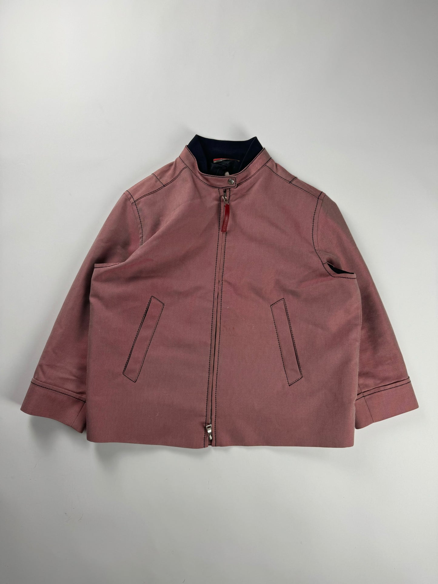 Prada Short Sleeves Moto Jacket 2000s - S