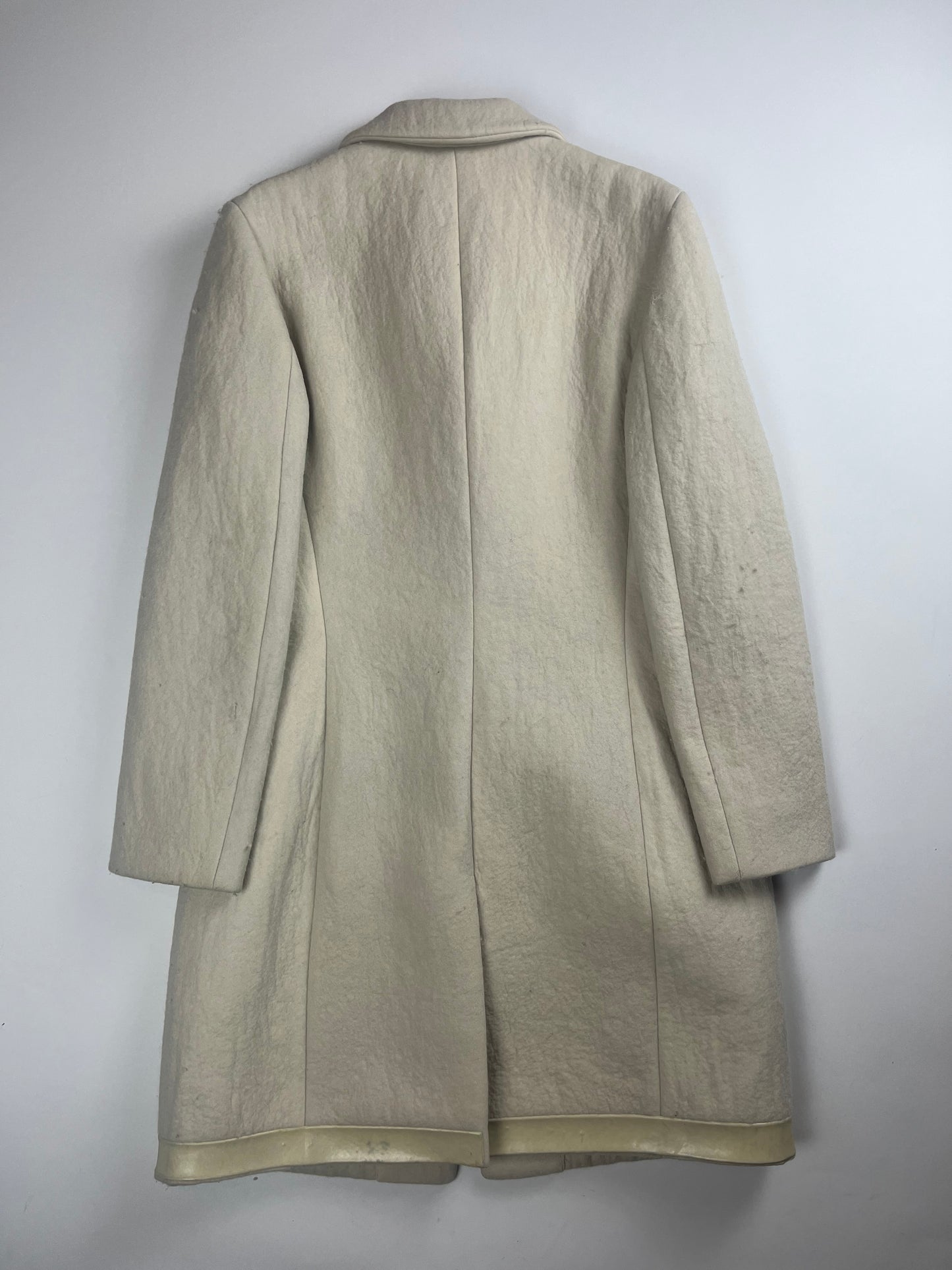 Prada White Wool Coat FW 1998 - S