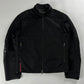 Prada Mesh Leather Patch Elbows Moto Jacket SS 2000 - L
