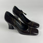 Prada Mary Jane Black Patent Leather Elegant Pumps FW 2001 - 40 IT/41 EU