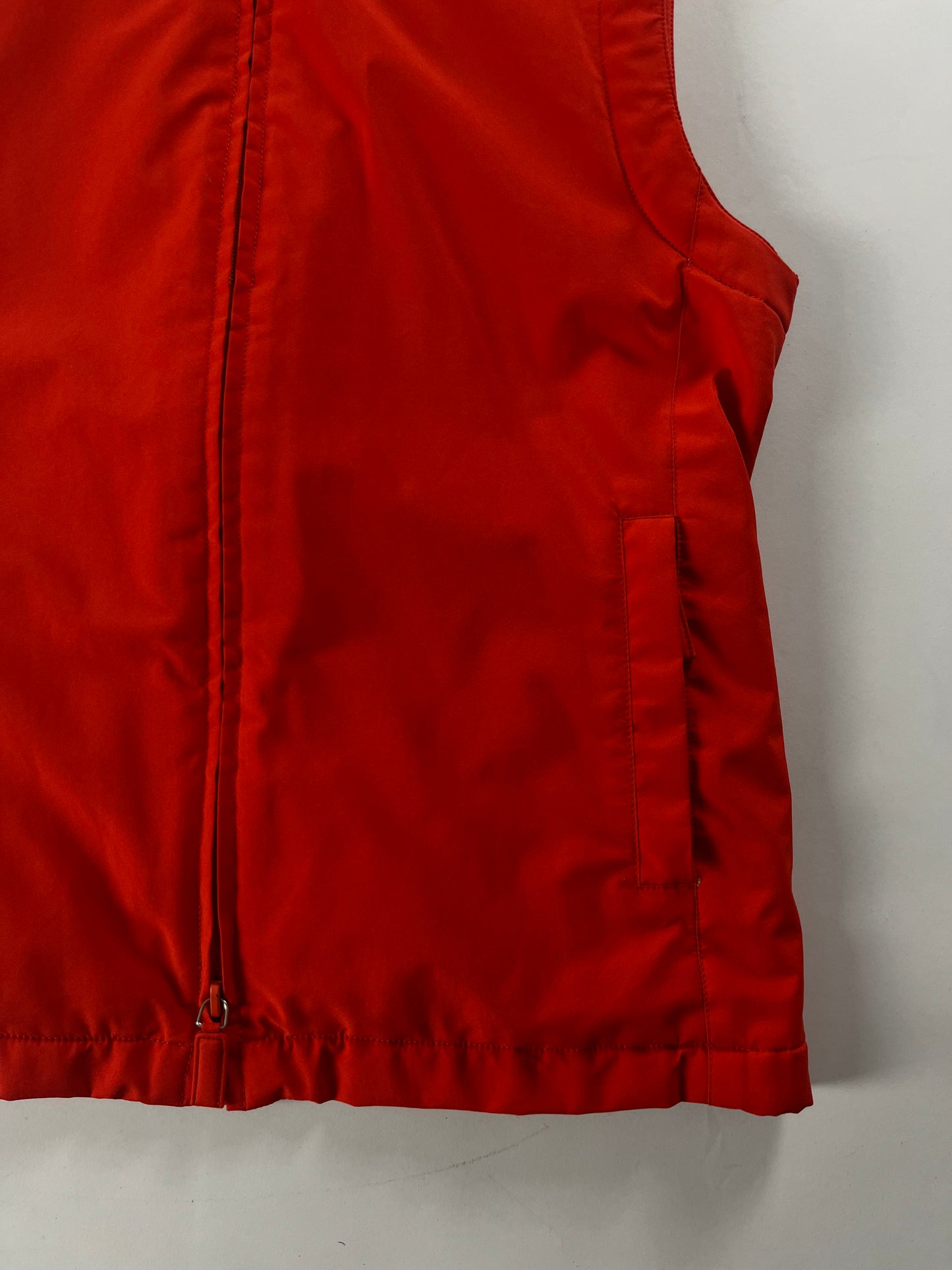 Prada Convertible Hoodie Red Vest SS 2000 - S