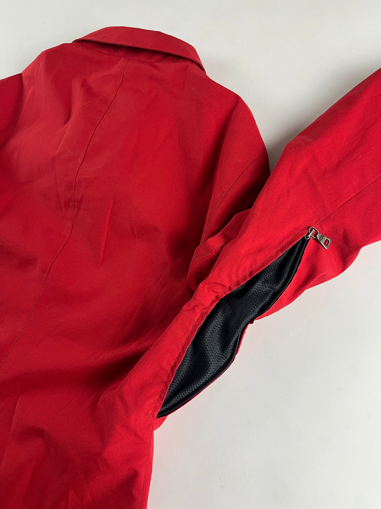 Prada Linea Rossa Red Nylon Technical Shirt SS 2000 - XS