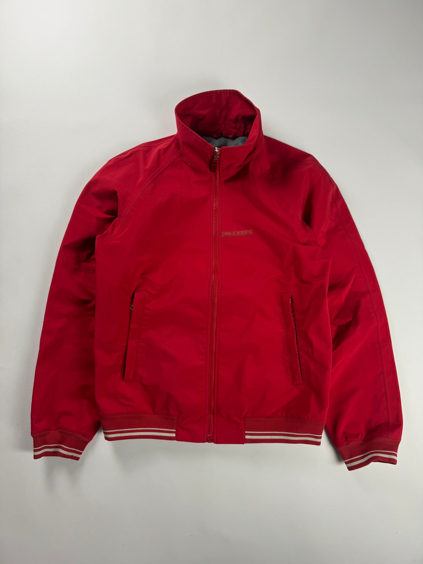 Prada Sport Red Nylon Bomber Jacket FW 2009 - S