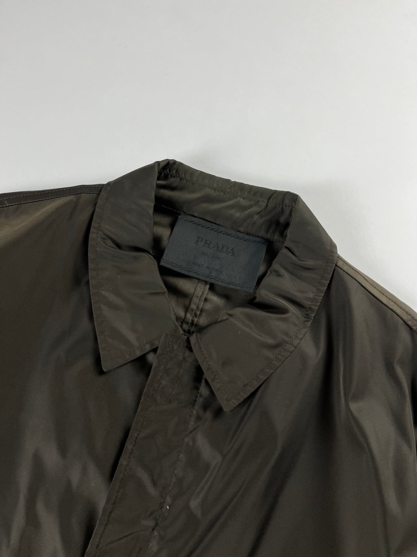Prada Nylon Strapped Long Light Jacket SS 1998 - XL