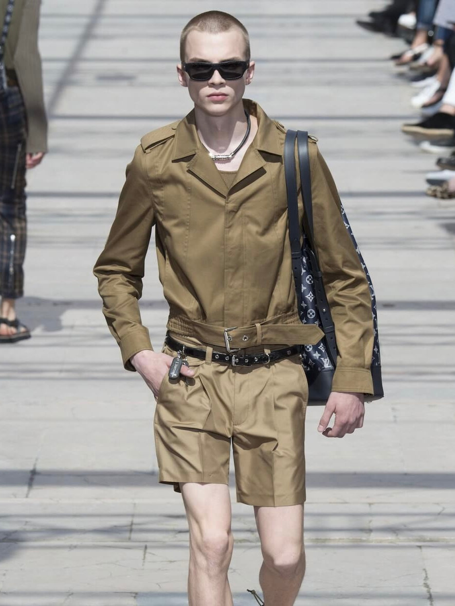 Louis Vuitton Sample Safari Perfecto Exotic Ostrich Leather Jacket SS 2017 - M