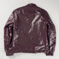 Louis Vuitton Glass Burgundy Asymmetrical Zip Nylon Jacket 2000s - S