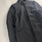 Prada Leather Padded Elbows Wool Long Coat FW 1999 - S