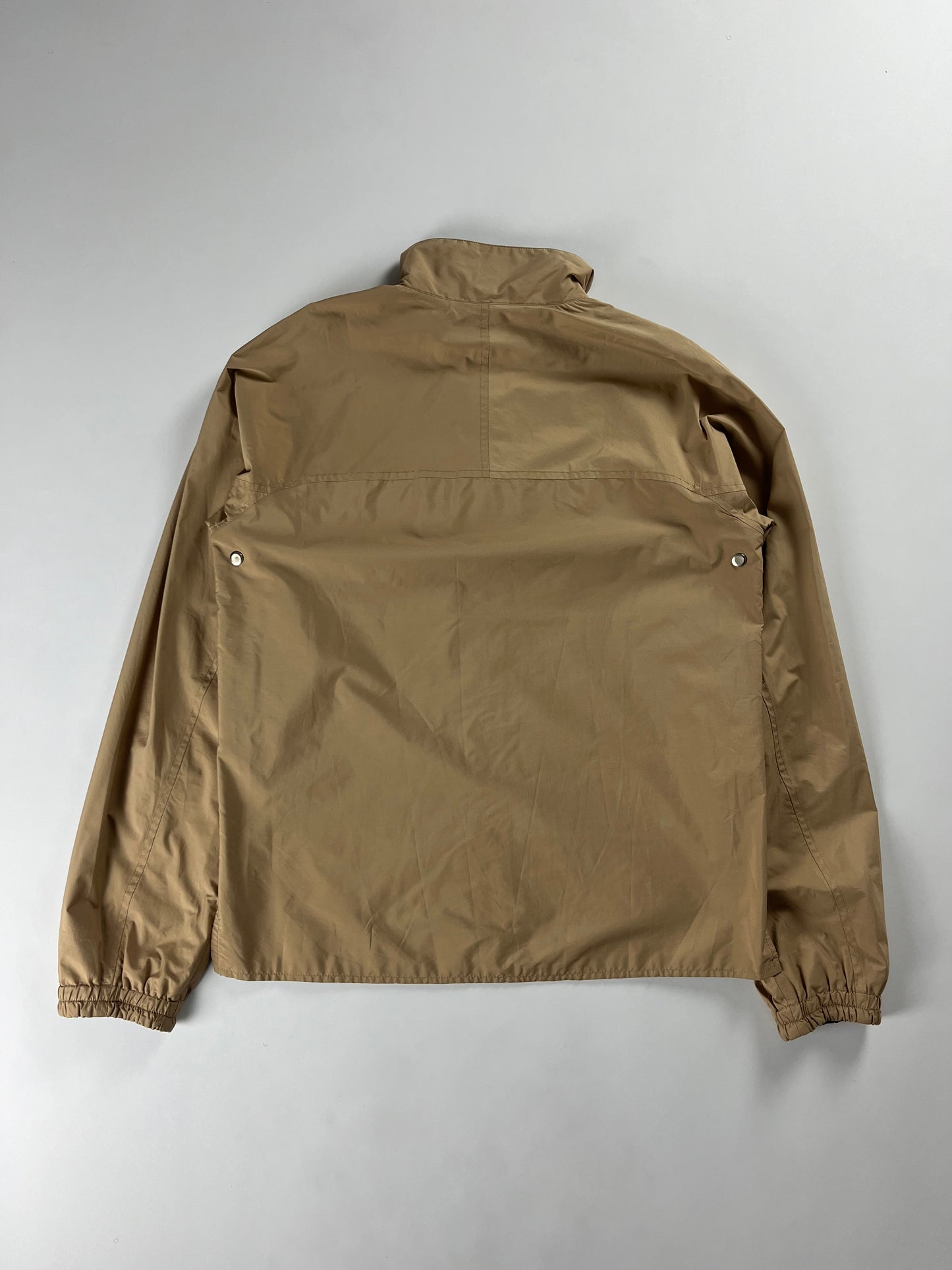 Prada Camel Zip Up Nylon Shell Jacket SS 2000 - M