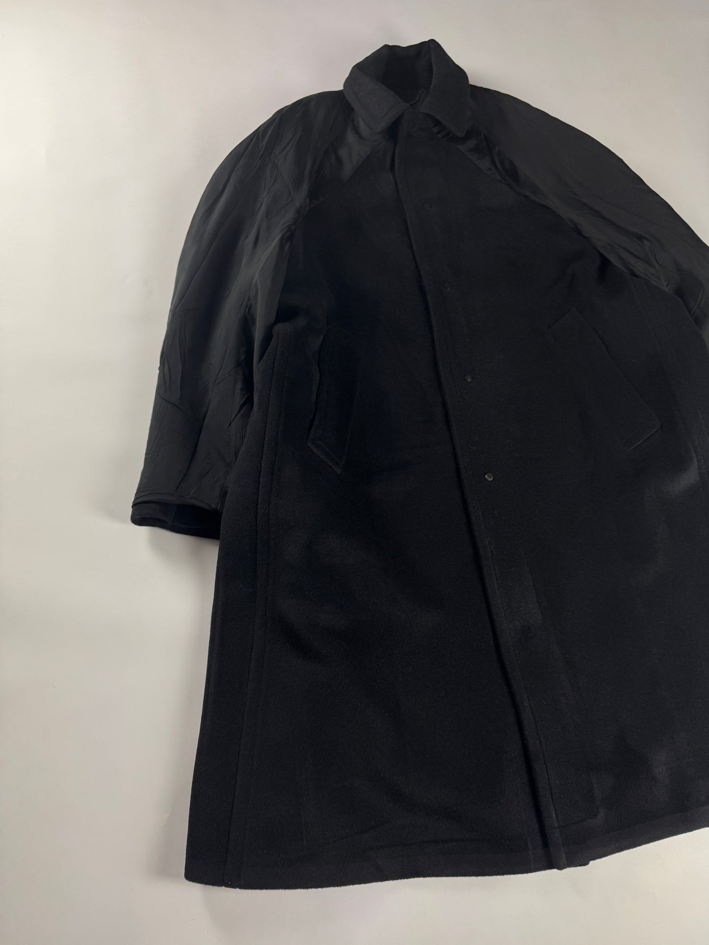 Balenciaga Wool Paneled Inside Out Carcoat SS 2022 - L