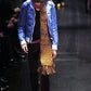 Dior Homme Sample "In The Morning" Hedi Slimane Leather Rib Puffer Jacket FW 2005 - M