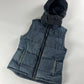 Prada Denim Puffer Vest 2000s - S