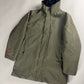 Prada Linea Rossa Khaki Nylon Technical Parka Jacket FW 1999 - M