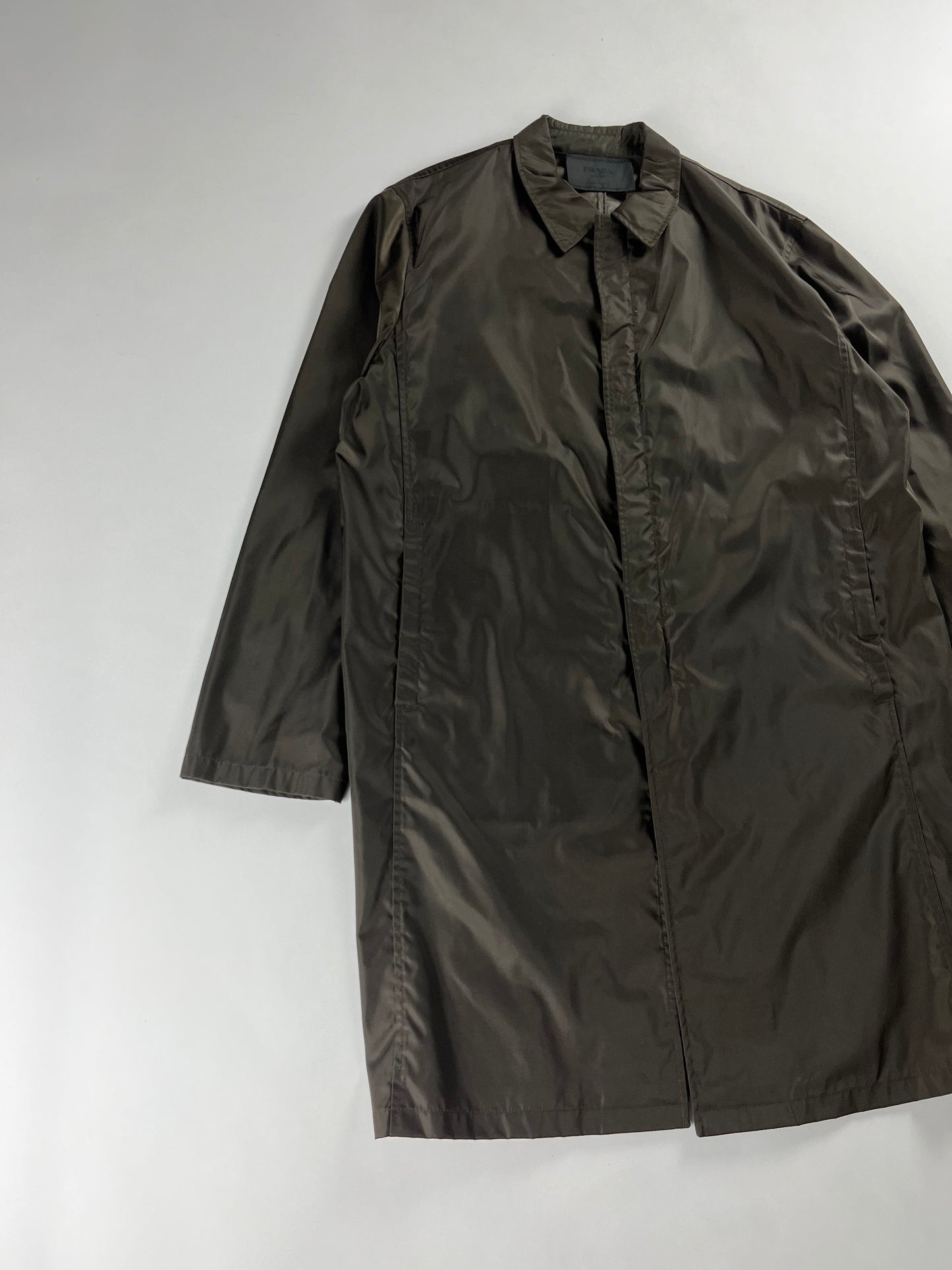 Prada Nylon Strapped Long Light Jacket SS 1998 - XL