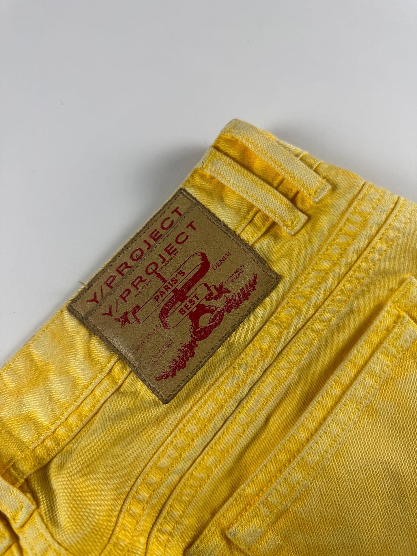 Y/Project Sample Double Pocket Yellow Pants SS 2020 - S