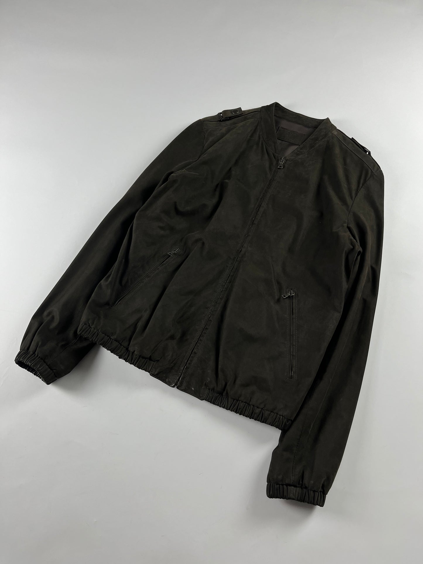 Prada Brown Premium Leather Jacket SS 2007 - M